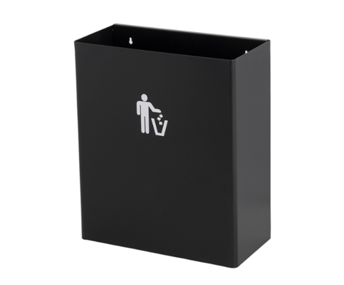 25L Wall-Mounted Waste Bin Painted Steel